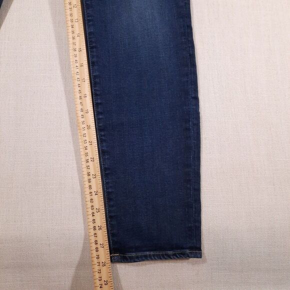 Silver Jeans Bleecker Skinny Jeans W33 x L29 Mid-Rise Dark Wash Stretch Denim - Picture 6 of 9